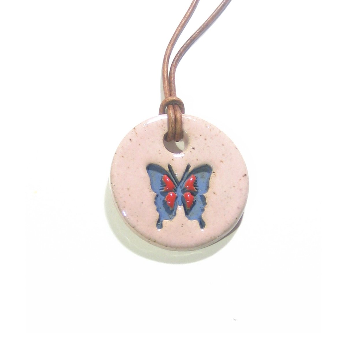 JKCJewelry's tweet photo. Colorful Butterfly Pendant Necklace, Ceramic Jewelry, Leather Cord, Artisan Jewelry, Bug Jewelry, Pottery https://t.co/nX34xRVKb9 #Etsyfinds #pottery #art #ceramics #RusticPendant https://t.co/urpbceM06m