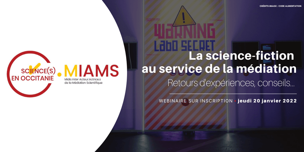 EchoSciSud's tweet photo. Acteurs d'Occitanie, sortez vos agendas : les #MIAMS sont de retour en 2022 !

Le 20 janvier, @Fuzzyraptor @poirier_julie et @milletrds viendront nous parler de la science-fiction 🤖... au service de la médiation scientifique ! 🤝🧪

Infos et réservation : https://t.co/89ZZjCv0aU https://t.co/uLRGjNcEBF