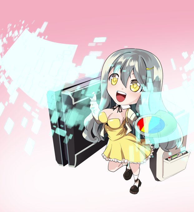 ラスオリのメリーちゃん
デフォルメは頭の大きさと肩幅にめっちゃ悩むね 