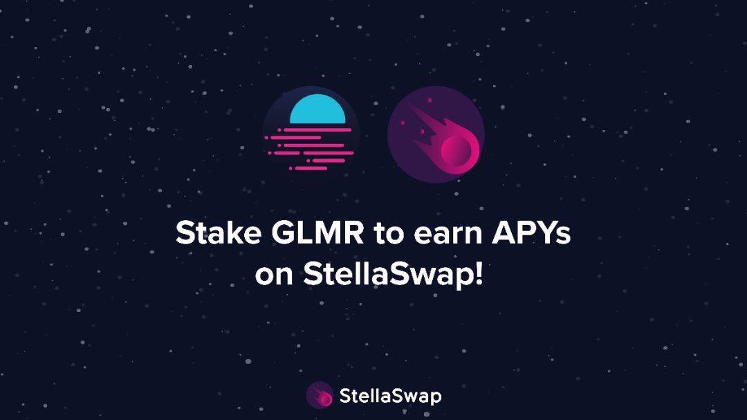 StellaSwap ☄️- Top DEX on Polkadot (@stellaswap) on Twitter photo The only place where you can stake $GLMR to earn APYs!
Wrap your $GLMR and stake to earn massive APY.
app.stellaswap.com/farm
<a href="/MoonbeamNetwork/">Moonbeam Network</a> #DEX #DeFi #YieldFarming The only place where you can stake $GLMR to earn APYs!
Wrap your $GLMR and stake to earn massive APY.
app.stellaswap.com/farm
<a href="/MoonbeamNetwork/">Moonbeam Network</a> #DEX #DeFi #YieldFarming