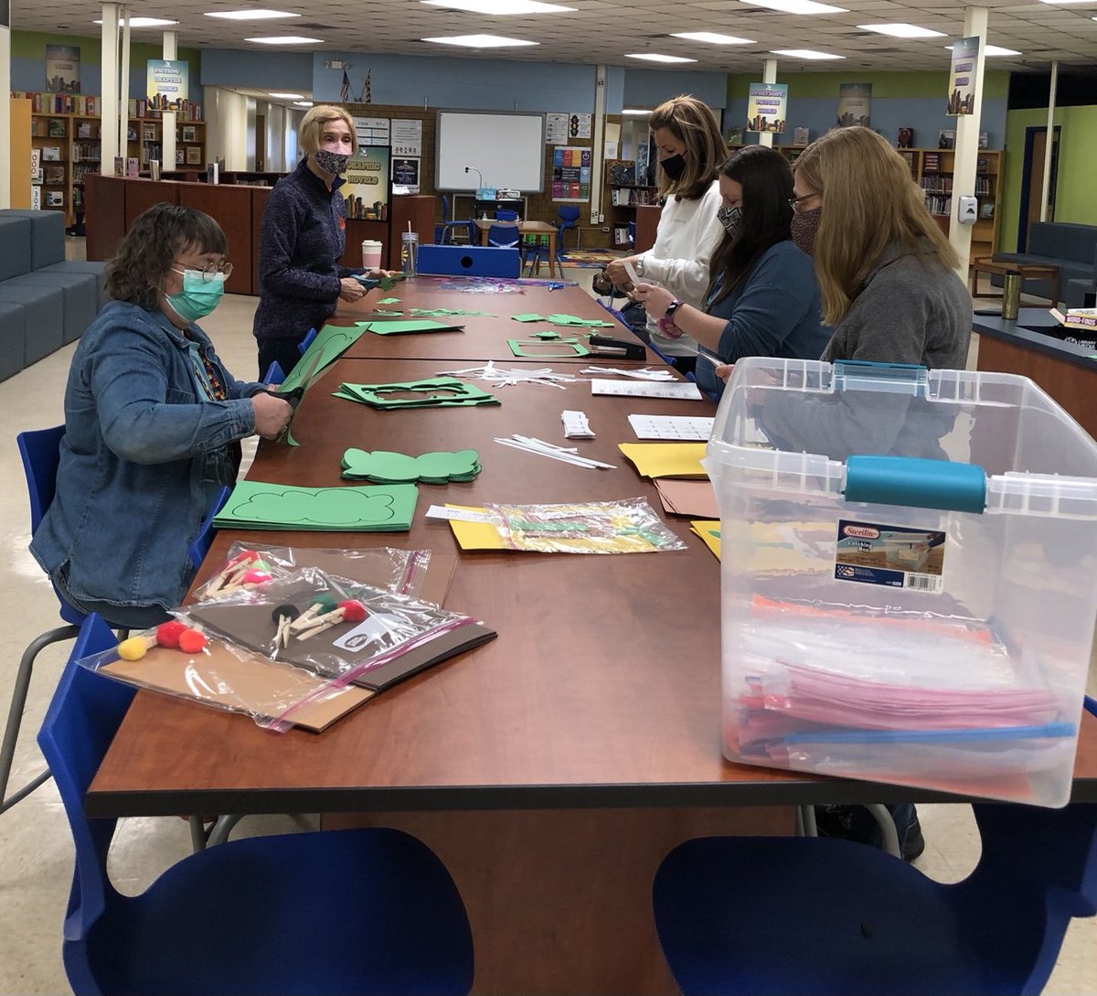 Shout out to our Paraeducators and Additional Adult Assistants, they worked hard to plan and prep materials to support our students and teachers! We appreciate you! #WorkhardBeKindHaveFun