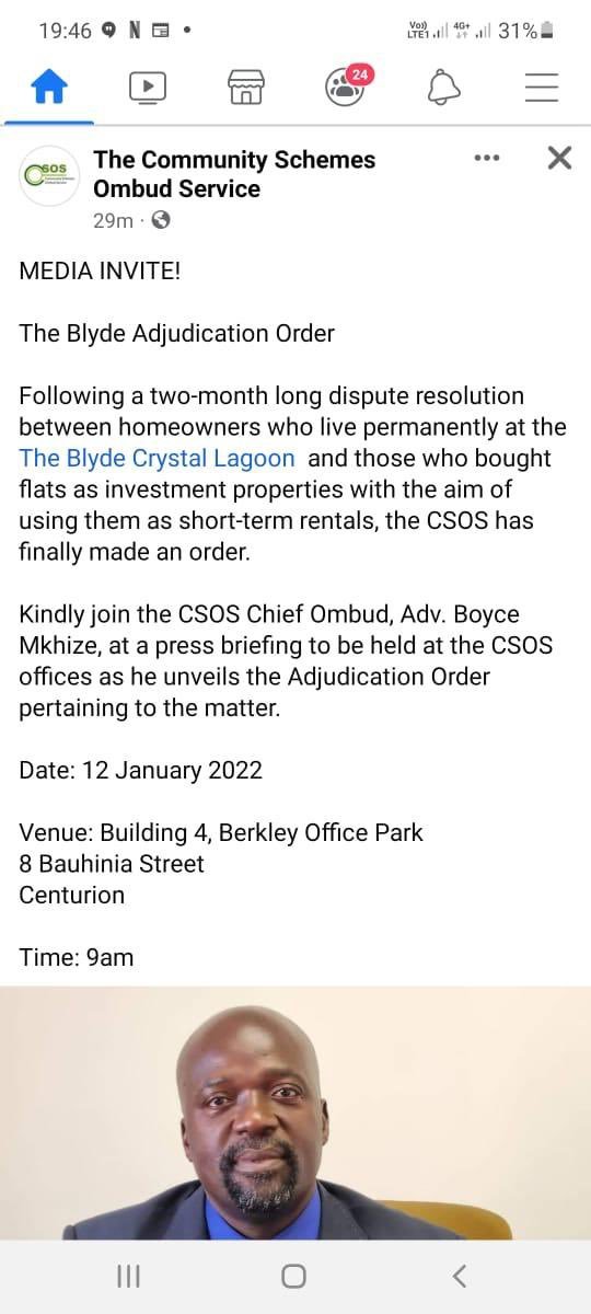 THE BLYDE UPDATE - so, it seems @BalwinProp has lost the case against the owners. So technically, every SGM and Rule change conducted since 2018 is null and void. Thanks @BlydeBeachUnits for the updates!