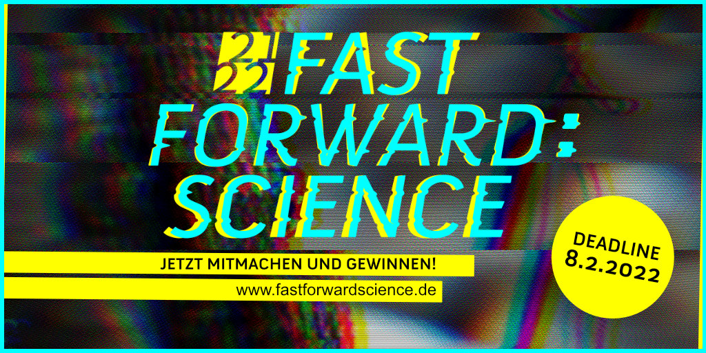 +++Noch 4 Wochen bis zur Deadline+++
Auf eurem Account dreht sich alles nur um Wissenschaft? Dann seid ihr bei uns genau richtig! Lernt auf fastforwardscience.de den Wettbewerb kennen, reicht bis zu 3 Beiträge ein und gewinnt bis zu 3.000 €! Deadline: 8.2.22 #FFSci