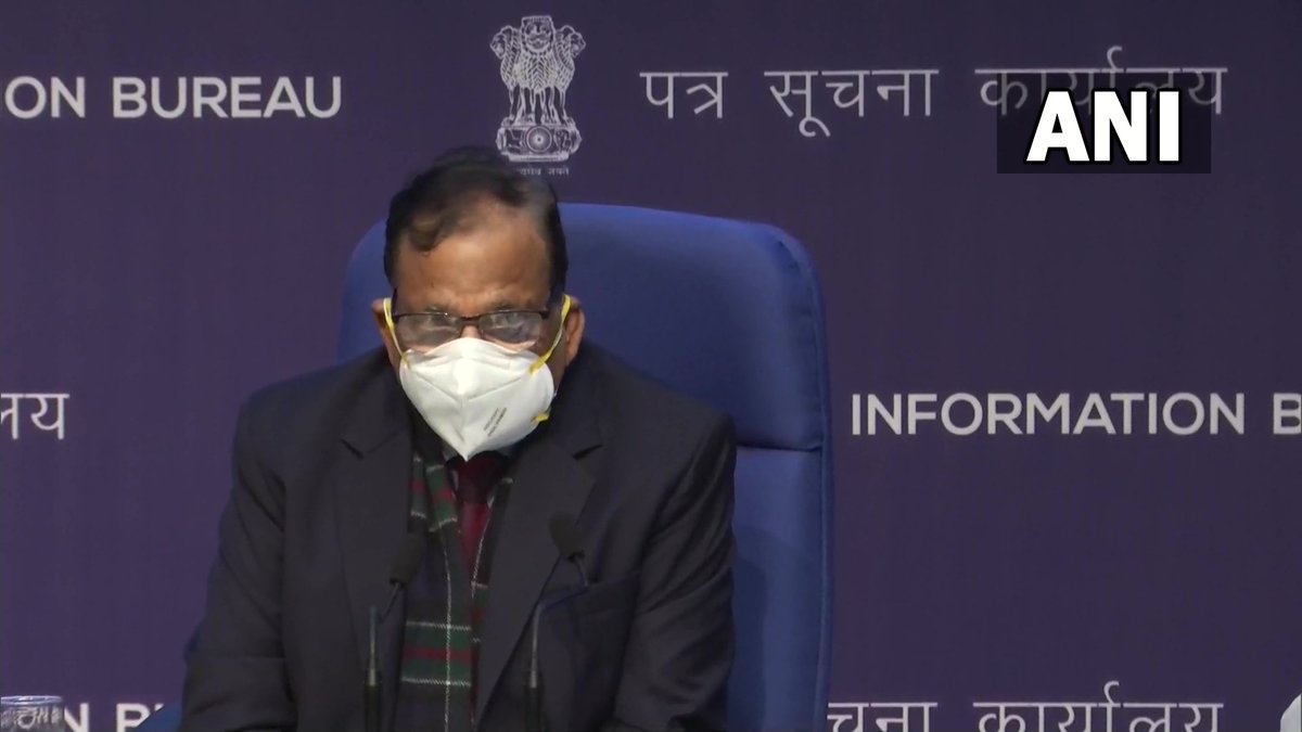 ANI's tweet image. Omicron is not common cold, it's our responsibility to slow it down. Let's #MaskUp and get vaccinated, whoever is due. It's fact they (vaccines) are helpful to an extent. Vaccination critical pillar of our COVID response: Niti Aayog Member (Health) Dr VK Paul