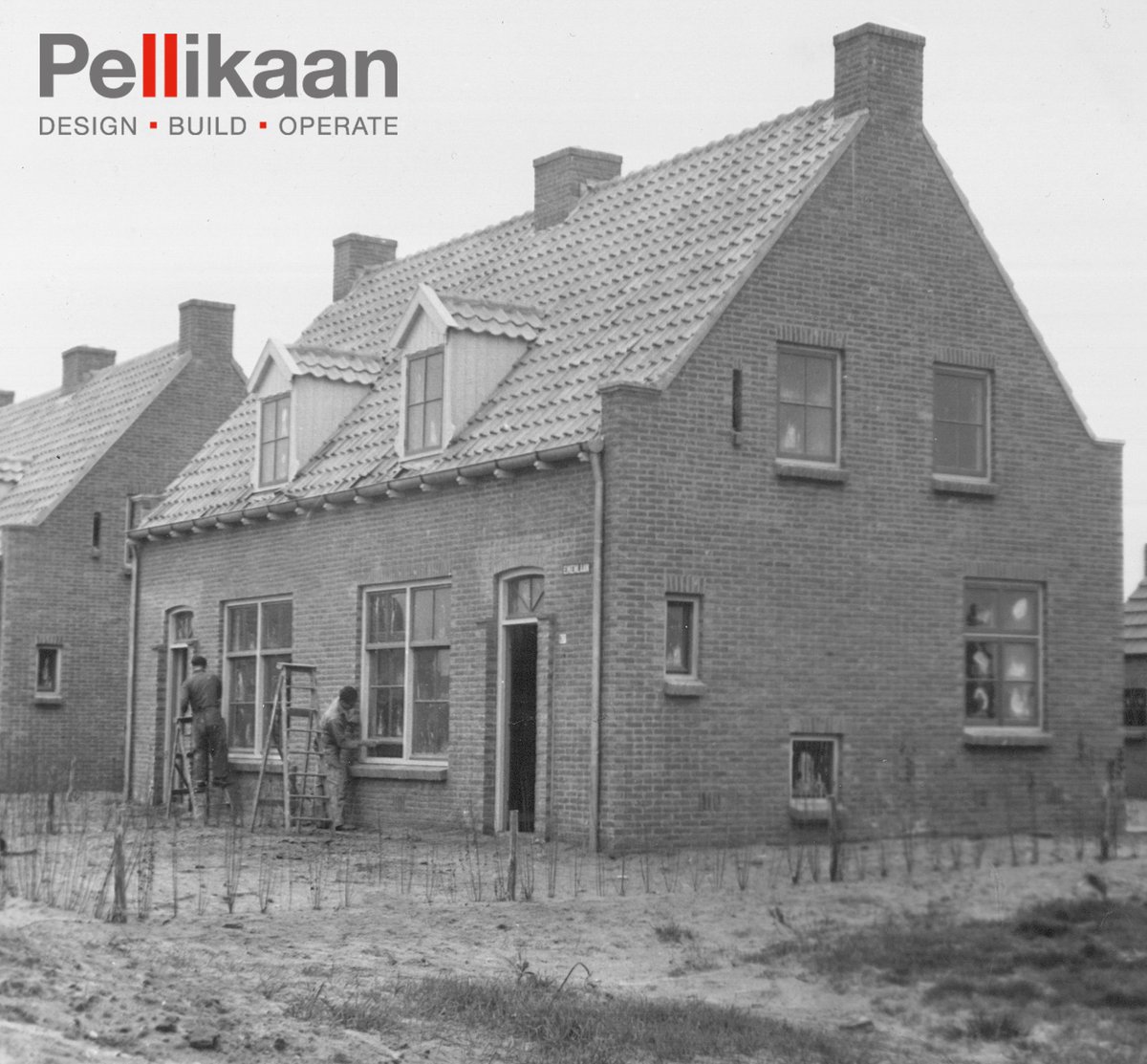 This year we will celebrate our 75th anniversary. In 1947, founder Henk Pellikaan received his very first order: a project of 40 residential houses in Oosterhout (NL). Thanks to the insight and innovative character, we have grown into an international company!