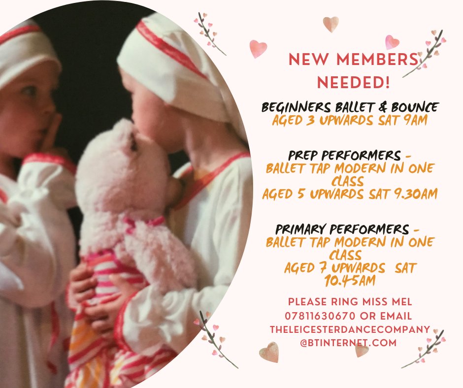 leicester_dance's tweet photo. NEW YEAR, NEW BEGINNING ! IT'S NOT TOO LATE FOR YOUR LITTLE ONE TO MISS OUT ! https://t.co/ZyC9VXWPKK