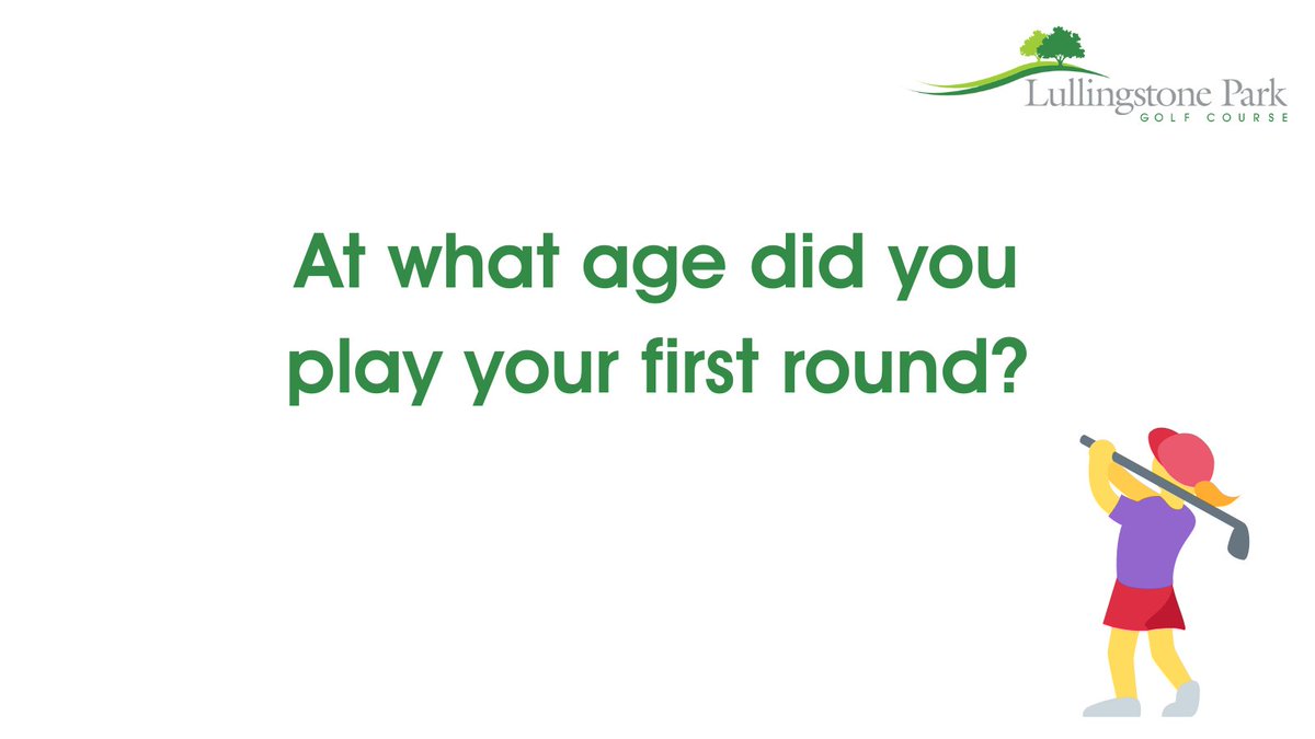 LullingstonePGC's tweet photo. Are you a life-long golfer or did you step up to the tee later in life? https://t.co/QUHSqWHpms