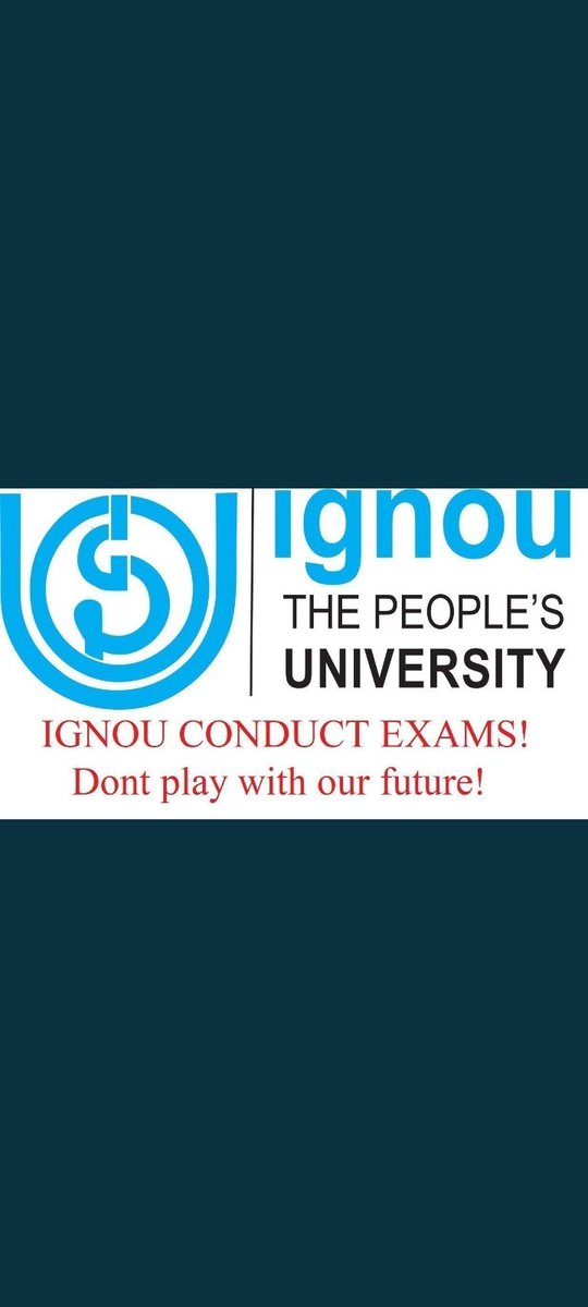 HembramRajat's tweet photo. #IGNOU_Students_Want_OpenBookExam https://t.co/zw0a3XXfg4