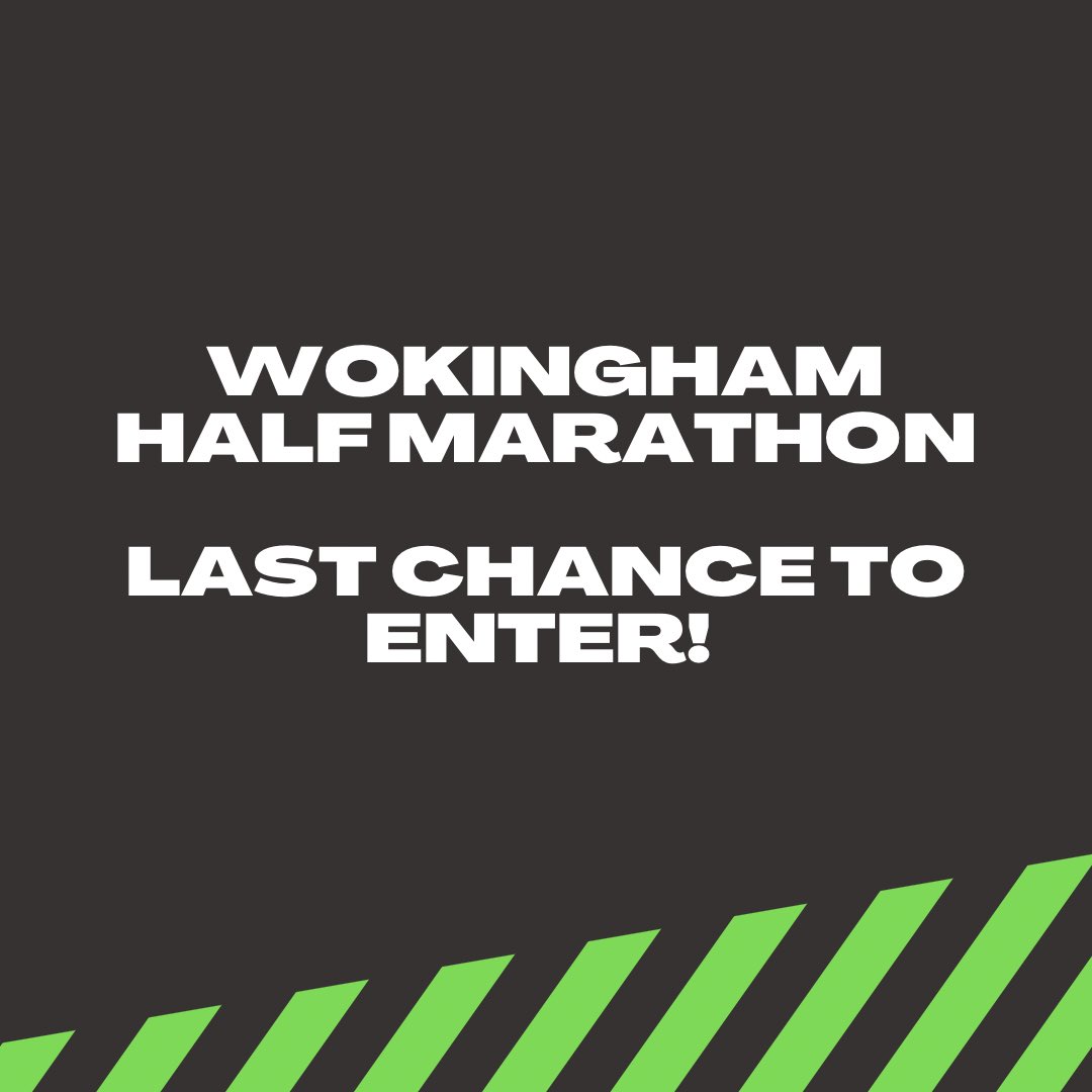 🚨 The 2022 Wokingham Half Marathon has now reached 90% capacity as we prepare for our biggest year yet! 💥 Enter now to avoid missing out. 

Entry link can be found in our bio.