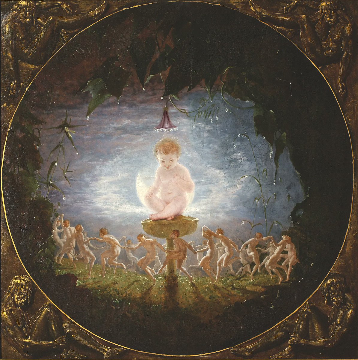 #RichardDadd’s ‘Puck’ depicts this literary character as a child, with a devilish smile, perched on a toadstool. Don't you think the artist has captured the mood of the play and Puck’s personality perfectly in this painting? ‘Puck’ is currently on display at the <a href="/Tate/">Tate</a> Britain. 🧚