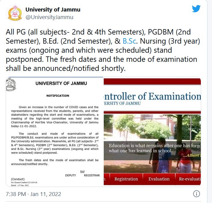 chhabra_09's tweet photo. Respected @ChouhanShivraj  Sir, @DrMohanYadav51  Sir, 
We urge you to postpone or change the way of how exams would be held in DAVV &amp; Other Universities of Madhya Pradesh! The situation is quite alarming. We also have family members to look after!  
@IndoreCollector #DAVV https://t.co/4K2J62kyAe