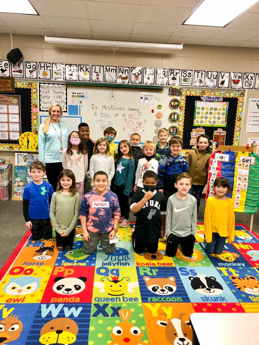 Starting off the new year with a BANG 🎆 They had to work a little to find out the result, but it was worth it. The kids are so excited to learn that Baby Girl Rieves is coming in May 💗🎉🥰🎀 <a href="/HumbleISD_ESE/">Eagle Springs Elem</a> #eseSOAR