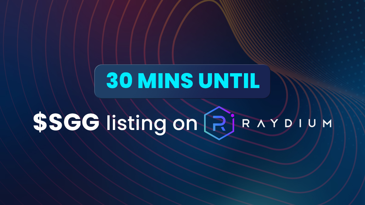SolxGamingGuild's tweet image. 30 Minutes left until $SGG listing on @RaydiumProtocol !

Official $SGG Token Address
3eLpKZBgu6pKG2TSpvTfTeeimT294yxV2AEiBKZdY2ai

🚀🚀🚀
