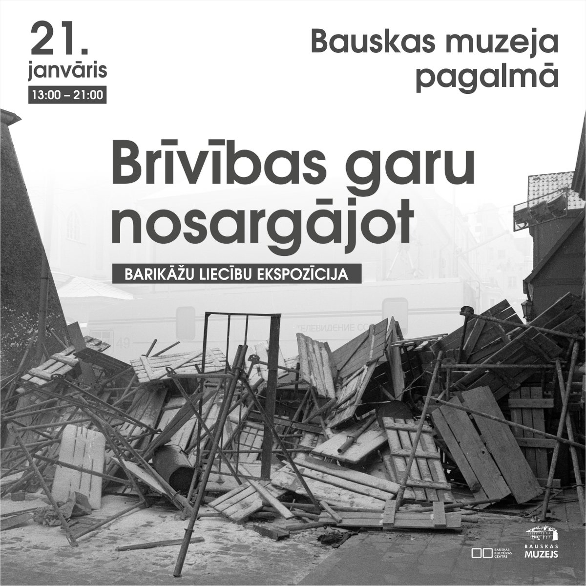 Barikāžu laiku Bauskā atminēsies ar 1991. gada liecību
ekspozīciju un teātra izrādi “Barikādes.docx”
bauskasmuzejs.lv/lv/jaunums/bar…