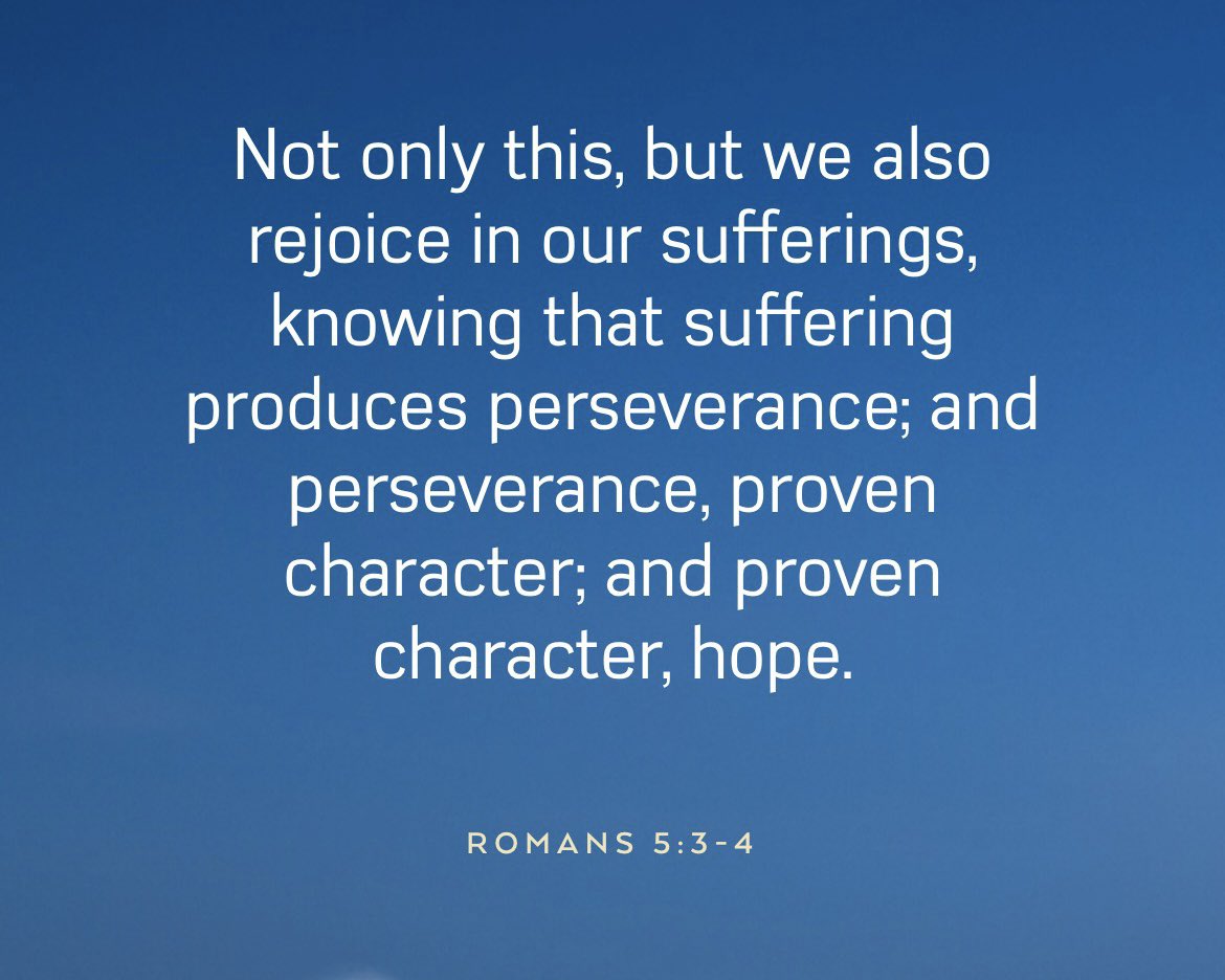 InstaEncourage's tweet photo. Are you #rejoicing in #sufferings today, friend? Have you ever #rejoiced in #suffering? Sounds impossible, right? But read this….
“Being therefore justified by #faith, we have #peace with #God through our #Lord #Jesus #Christ; https://t.co/jKarPmugld