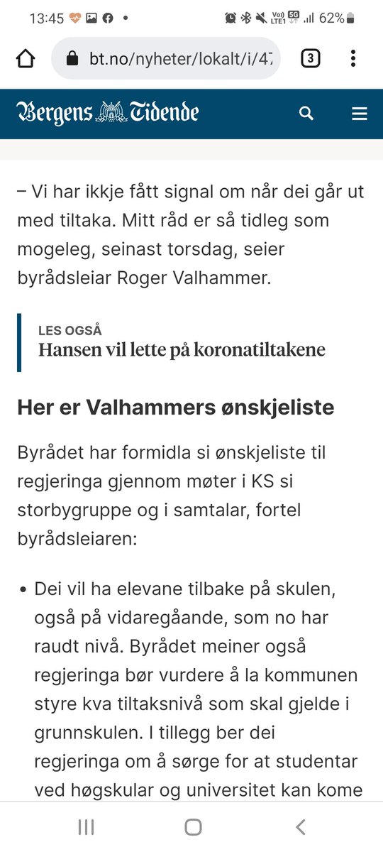 Hans Inge Myrvold (@hansingemyrvold) on Twitter photo Ynskjeliste i januar...
Er jo snart ein månad sidan jul! Berre nevner det!
<a href="/btno/">Bergens Tidende</a> <a href="/rvalhammer/">Roger Valhammer</a> Ynskjeliste i januar...
Er jo snart ein månad sidan jul! Berre nevner det!
<a href="/btno/">Bergens Tidende</a> <a href="/rvalhammer/">Roger Valhammer</a>