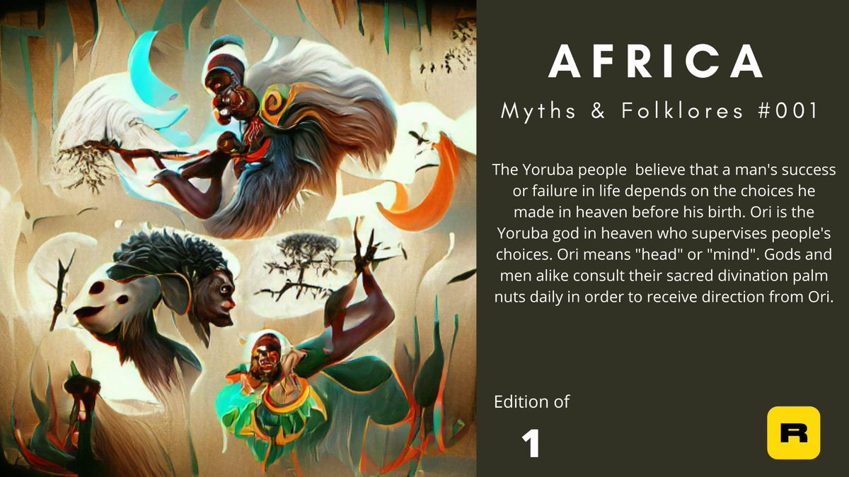 Look what I found! Africa  , Myths &amp; Folklores #001  collectible rarible.com/token/0xc91544… #rarible #ethereum #flow #nonfungible #digitalasset #nft via <a href="/rarible/">Rarible</a> <a href="/NFTMalayali/">NFT Malayali</a> <a href="/nft/">NFT</a> #art #nftart #cryptoart #nftartist #nftcollector #nftcommunity #nfts #digitalart #crypto #ethereum