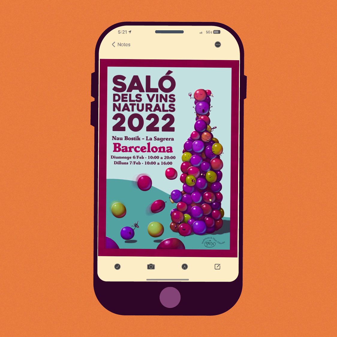 Apunteu #naturalwinelovers 🍷, torna @PVN_vinonatural 🙌🏻 ! 

📅 Diumenge, 6/02 
⏱ De 10 a 20h
📅 Dilluns, 7/02
⏱ De 10 a 16 h
📍 @Naubostik

Ganes de tornar a gaudir de la companyia dels vinyataires 🤘🏻 i xalar amb els seus vinassos 🔥!

#VinsNaturalsBCN22