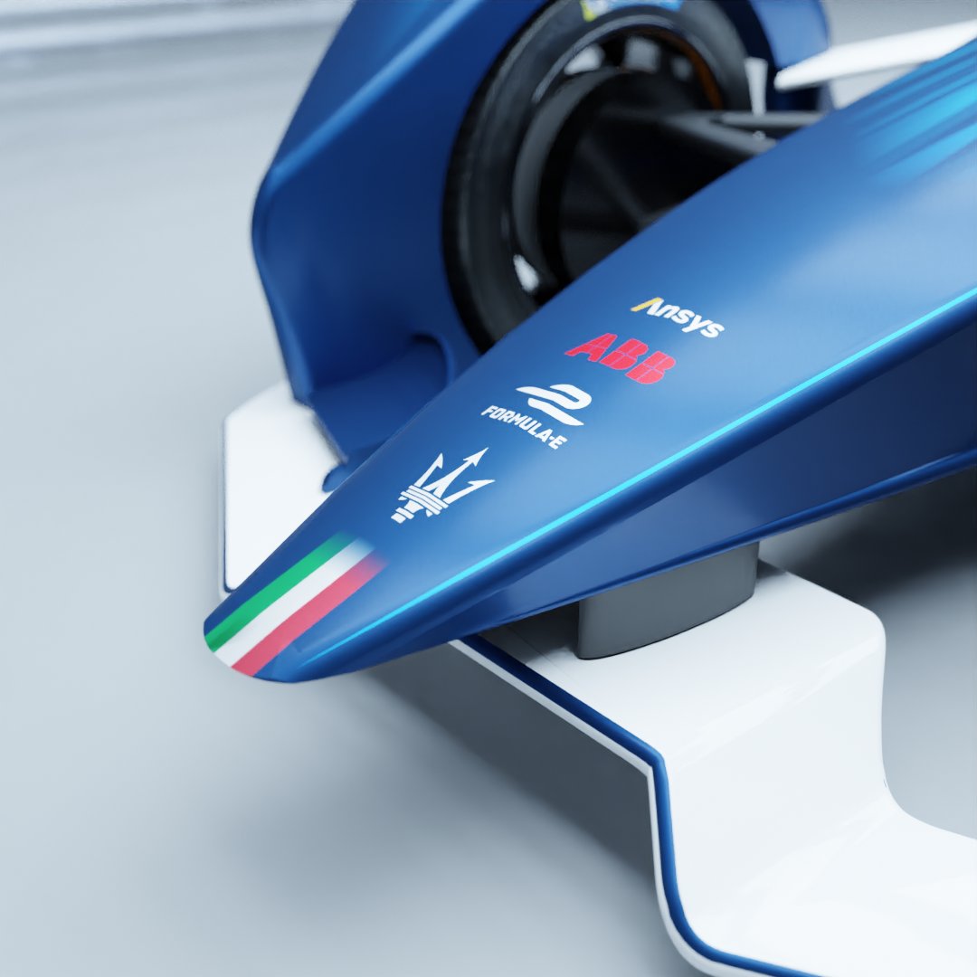 Dushynnt's tweet photo. @Maserati_HQ now enters @FIAFormulaE , So I created this livery design as a fan art.
#Blender3d #design https://t.co/CzG6sVmVMq