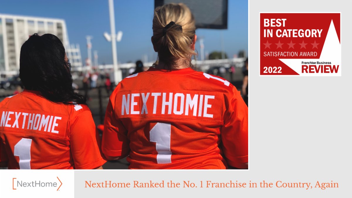 SteppNext's tweet image. Super excited to announce that NextHome was recently named No. 1 on Franchise Business Review’s list of the Top Franchises for 2022.