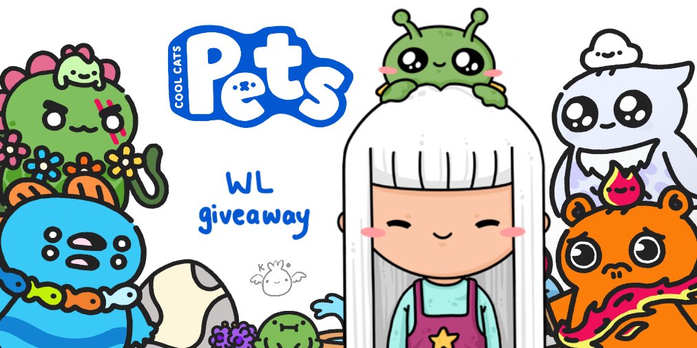 We have been running contests and games in our discord for cool pets allow list! Now time for a Twitter raffle for our holders.

-Like, RT, Follow <a href="/kumoxworld/">Kumo x World 🌈</a> 
-Tag 3 friends 
-Share your Kumo resident in comments section.

20 WL to giveaway on here, good luck. ❤️