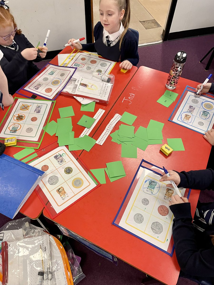 MissAMcCullough's tweet photo. Money Money Money today in room 3 💰 lots of fun recognising a range of coins https://t.co/T7N0MoP6DH