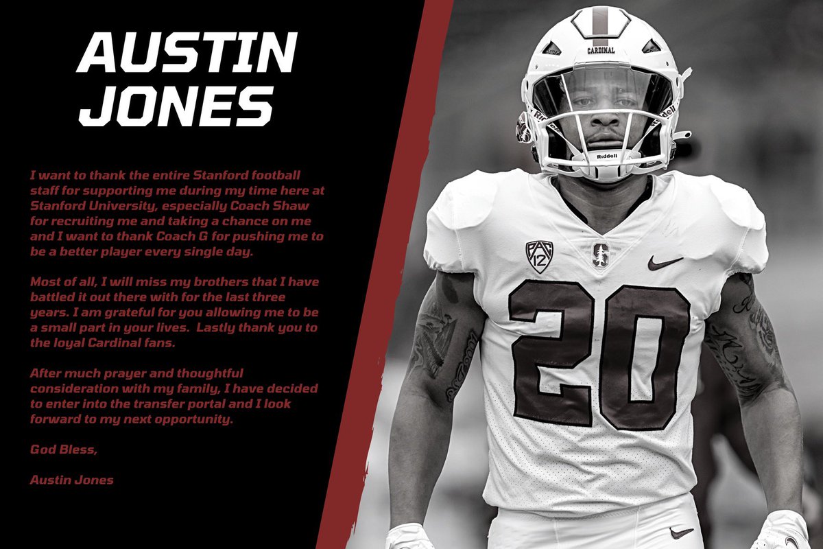 Thank you Stanford🌲. I have officially entered the transfer portal.