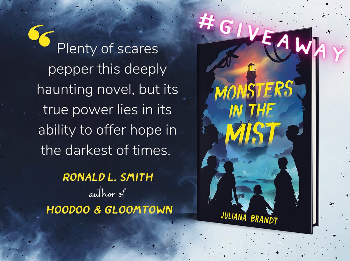 Juliana Brandt (@julianalbrandt) on Twitter photo To celebrate this unbelievably gracious blurb by <a href="/RonSmithbooks/">Ronald L. Smith Left</a>, I’m giving away an ARC of Monsters in the Mist.
To Enter:
+1 F
+1@ someone who might like this book
Giveaway is on IG too! To celebrate this unbelievably gracious blurb by <a href="/RonSmithbooks/">Ronald L. Smith Left</a>, I’m giving away an ARC of Monsters in the Mist.
To Enter:
+1 F
+1@ someone who might like this book
Giveaway is on IG too!