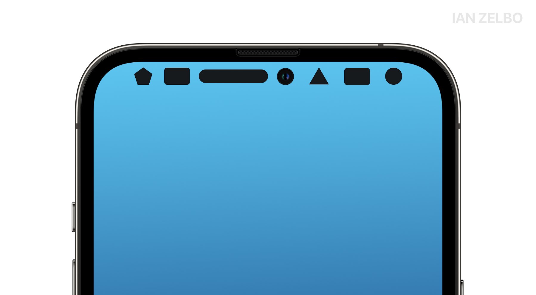 Ian Zelbo on Twitter "EXCLUSIVE LEAK! iPhone 15 screen design 🙄 https