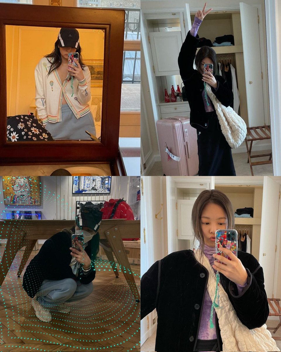 jnksfiles's tweet photo. jennie's mirror selfies is on another level https://t.co/8pyP8Rsea4