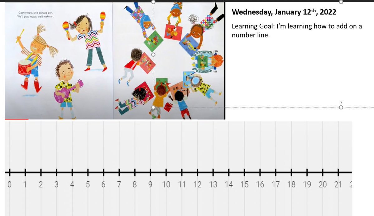 mrs_husi's tweet photo. We loved counting on a number line using pictures from our favourite book. "Miss, I had to jump three times!" "Miss, I had to jump 9 times!"💡🏌️♀️@GEVSchool #countingisfun https://t.co/katVb5brOu