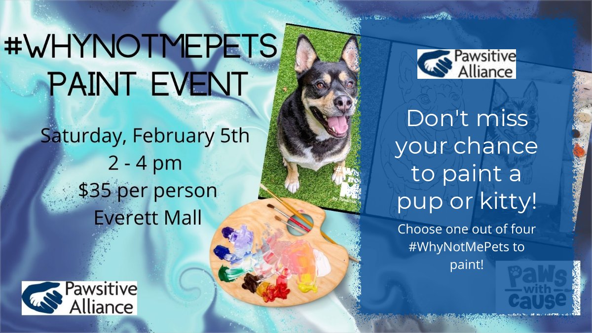 Don't miss your chance to paint a pup or kitty! - January 2022 - eepurl.com/hRAmyD