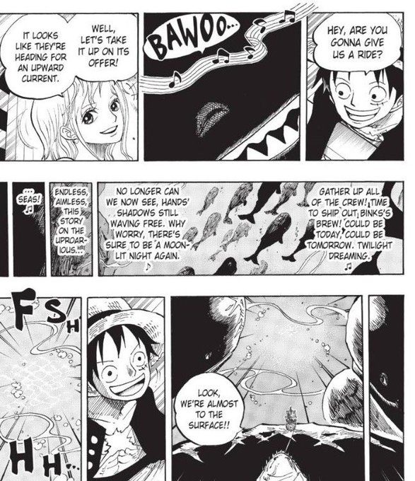 Luffy and Nami meet for the first time