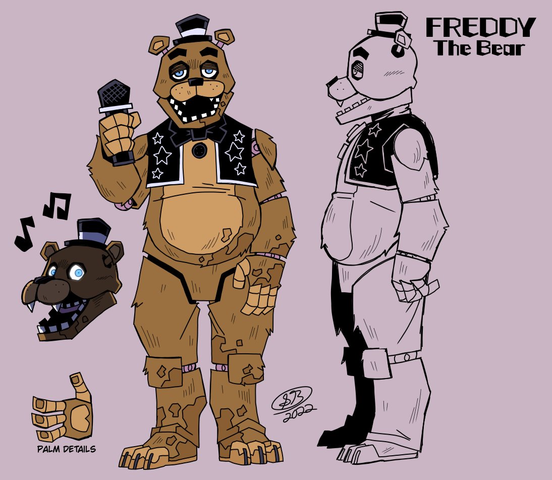 Yotakuboi's tweet image. Five Nights at Freddy's: The Animation (I'm not actually making an Animation this is just a proof of concept series)

The main 4 Animatronics: Freddy, Bonnie, Chica, and Foxy

More to come