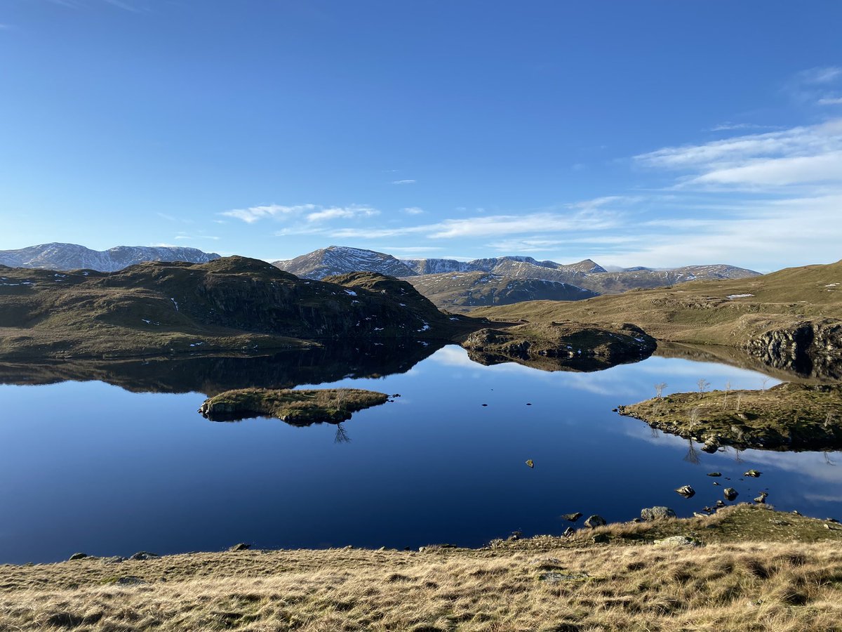 Another blue sky day in the Lake District, today above Patterdale.
