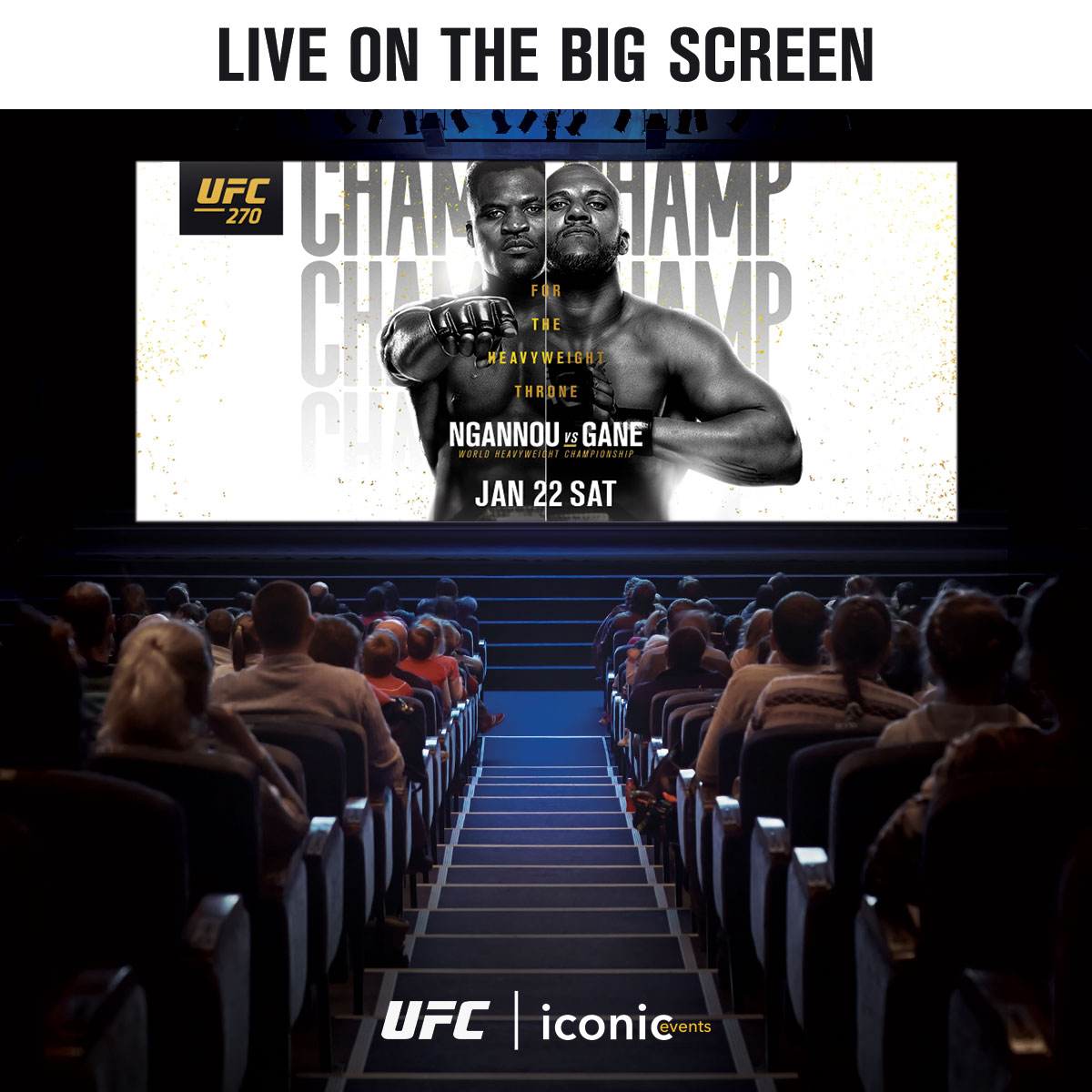 UFC's tweet - "Donâ€™t miss your chance to catch #UFC270 on