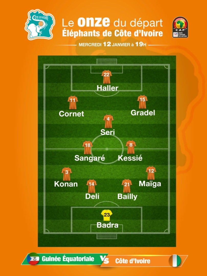 ⭐️⚽️ مشاهدة مباراة ساحل العاج x غينيا الاستوائية بث مباشر اليوم 
رابط المباراة 👇
bit.ly/3r98dVa
غينيا الاستوائية x ساحل العاج 🔥 
كوت ديفوار ❌ غينيا الاستوائية
 كأس أمم أفريقيا  »🏆
كمبيوتر 📺 + جوال 📱 HD 
توقع
#غينيا الاستوائية = تفضيل
#ساحل العاج = رتويت