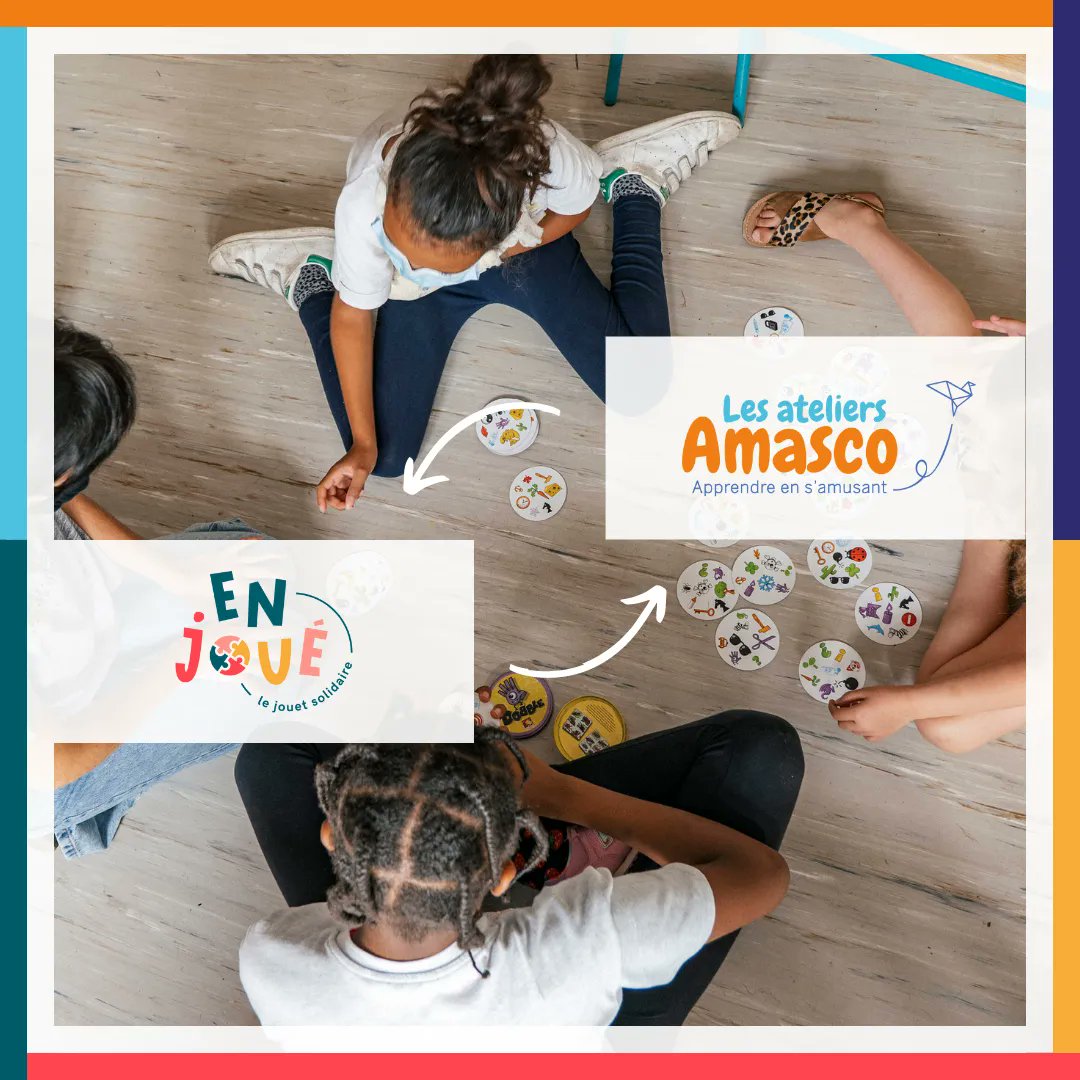 [Amasco x Enjoué]

Enjoué, ce sont des jeux solidaires et éco-responsables ! 🎲

C’est autour de la thématique du jeu, mais également autour des valeurs de solidarité et d’inclusion que nos deux associations, Ateliers Amasco et Enjoué, ont décidé de collaborer ! ✊
