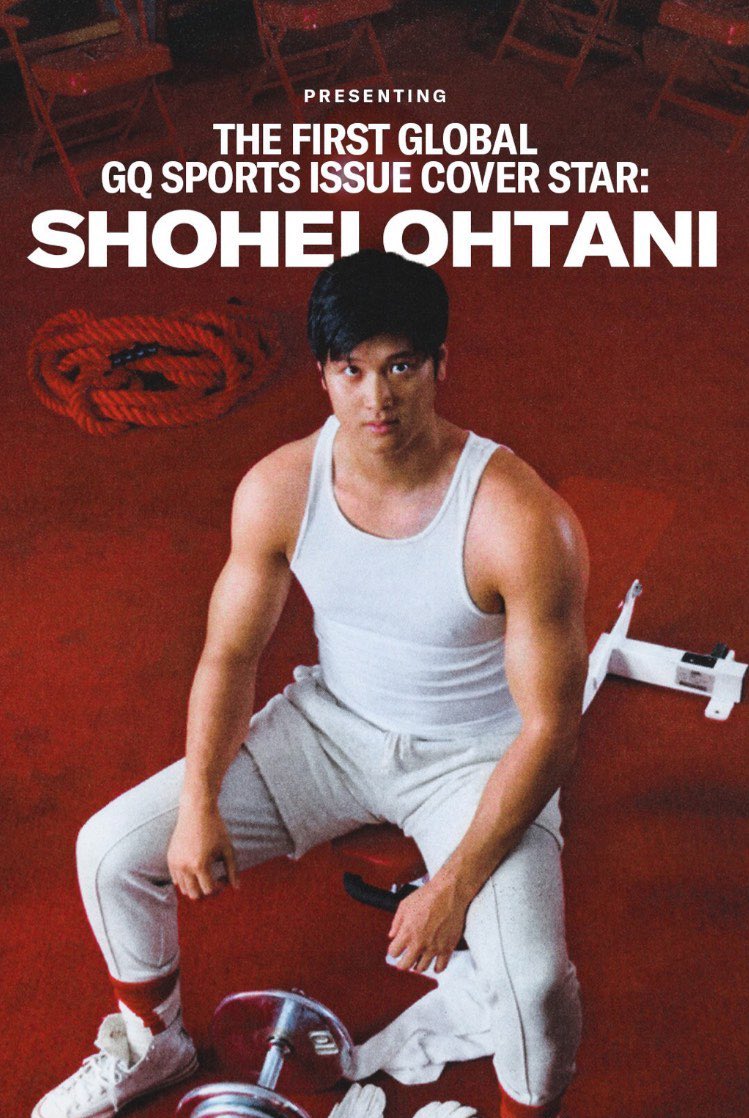 大谷翔平¹⁷ 🦄 Ohtani Shohei ¹⁷ on X: Shohei Ohtani is the first global GQ  sports issue cover star  / X