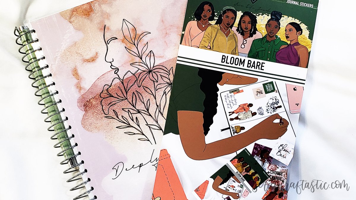 scrapcraftastic's tweet image. NEW STICKER BOOK BLOOM BARE Isis Ella Jewels Journal Page Setup youtu.be/WgWMXit648g #journalsetup #stickerbook #isisellajewels
