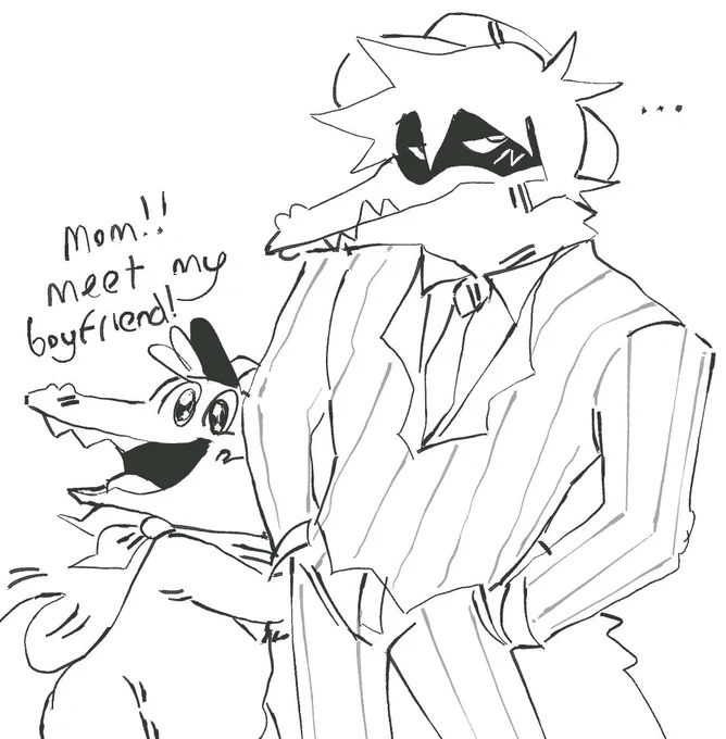 What if you had a tall quiet hitman boyfriend...
What if....
#lateralligator 