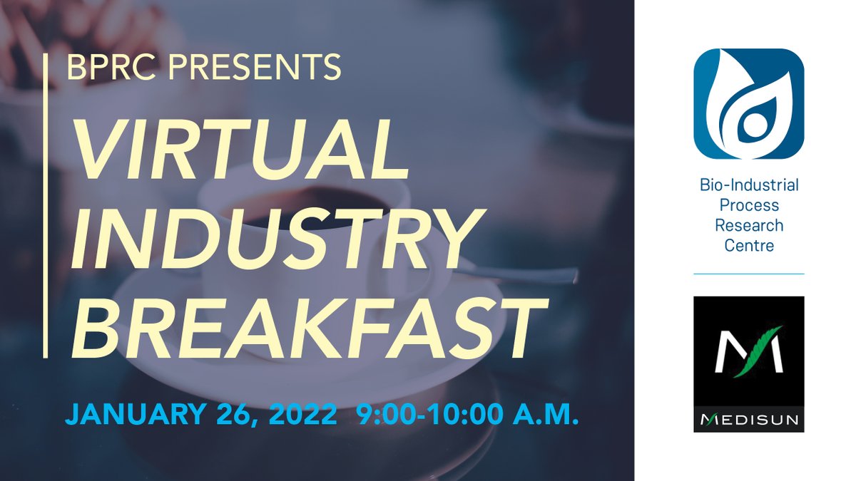 Join @LambtonBPRC  and <a href="/MedisunInc/">Medisun</a> for an Industry Breakfast Session on January 26th from 9:00 am – 10:00 am.

“Working in Cannabis – What does it take?”

Register now ow.ly/oN2N50HmVc5