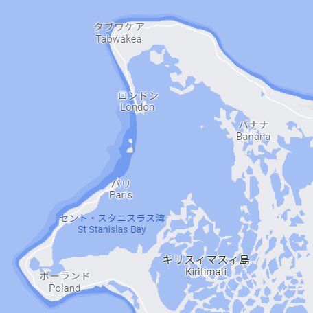 Ggl_Strview's tweet image. 一瞬ガチでふざけてんのかと思ってしまう島を見つけてしまった...