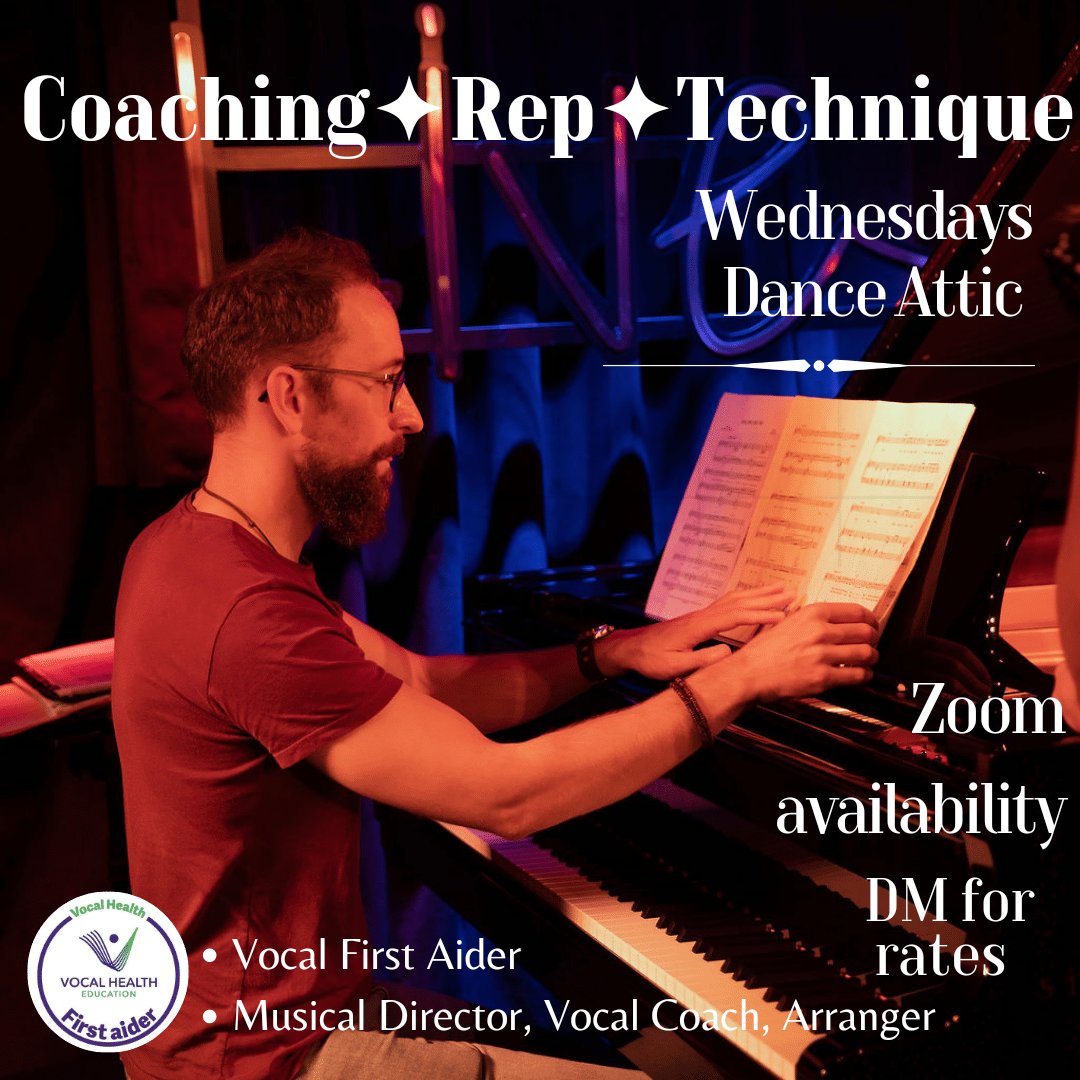 DanJarvis_music's tweet image. Hey guys! Back in London for the next 6 weeks and available for in-person vocal sessions on Wednesdays at Dance Attic, London or on Zoom subject to availability.

Give me a shout of you're interested, would love to see faces old and new!
#vocalcoach #singinglesson
