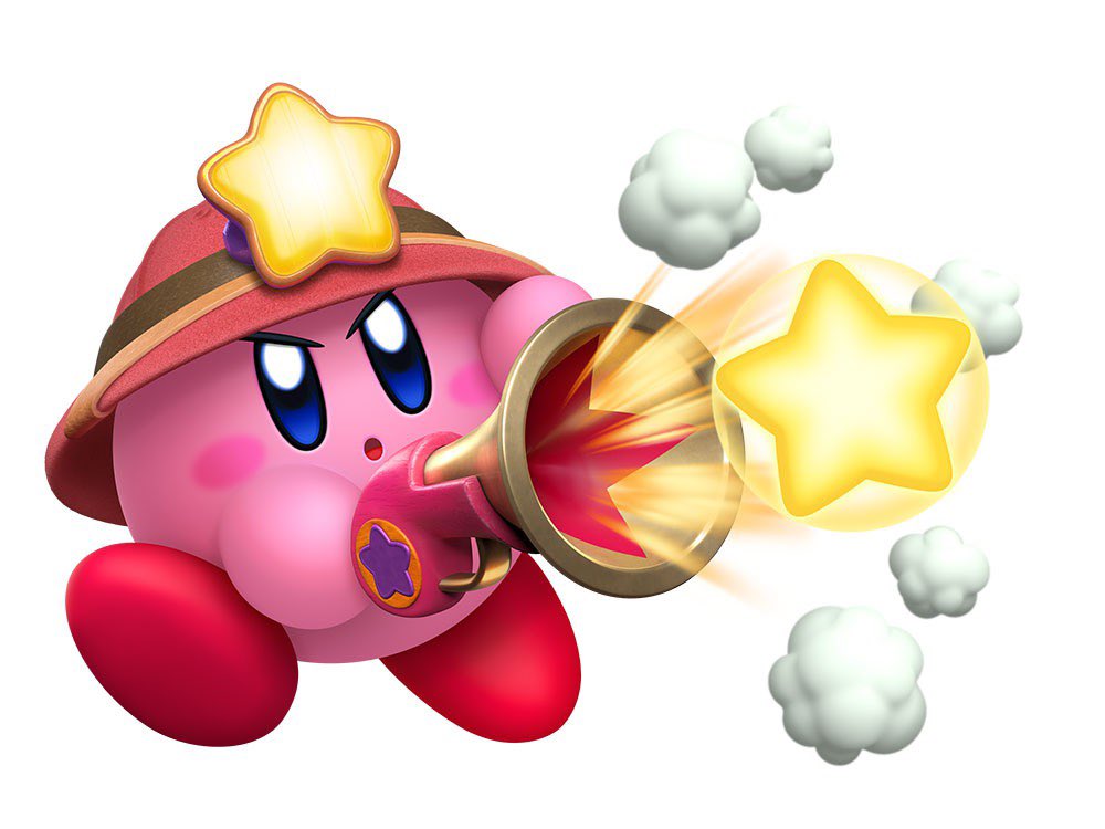 Awesome Kirby Fact: He will shoot you. 