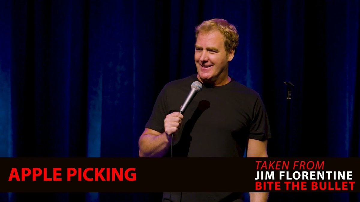Mrjimflorentine's tweet image. CLIP RELEASE:  "Apple Picking" from my new "Bite The Bullet" special.  Please give it a watch and share.  Then catch the full special totally FREE on YouTube by clicking the link in the clip description.  youtu.be/lEsH-LjYtEI