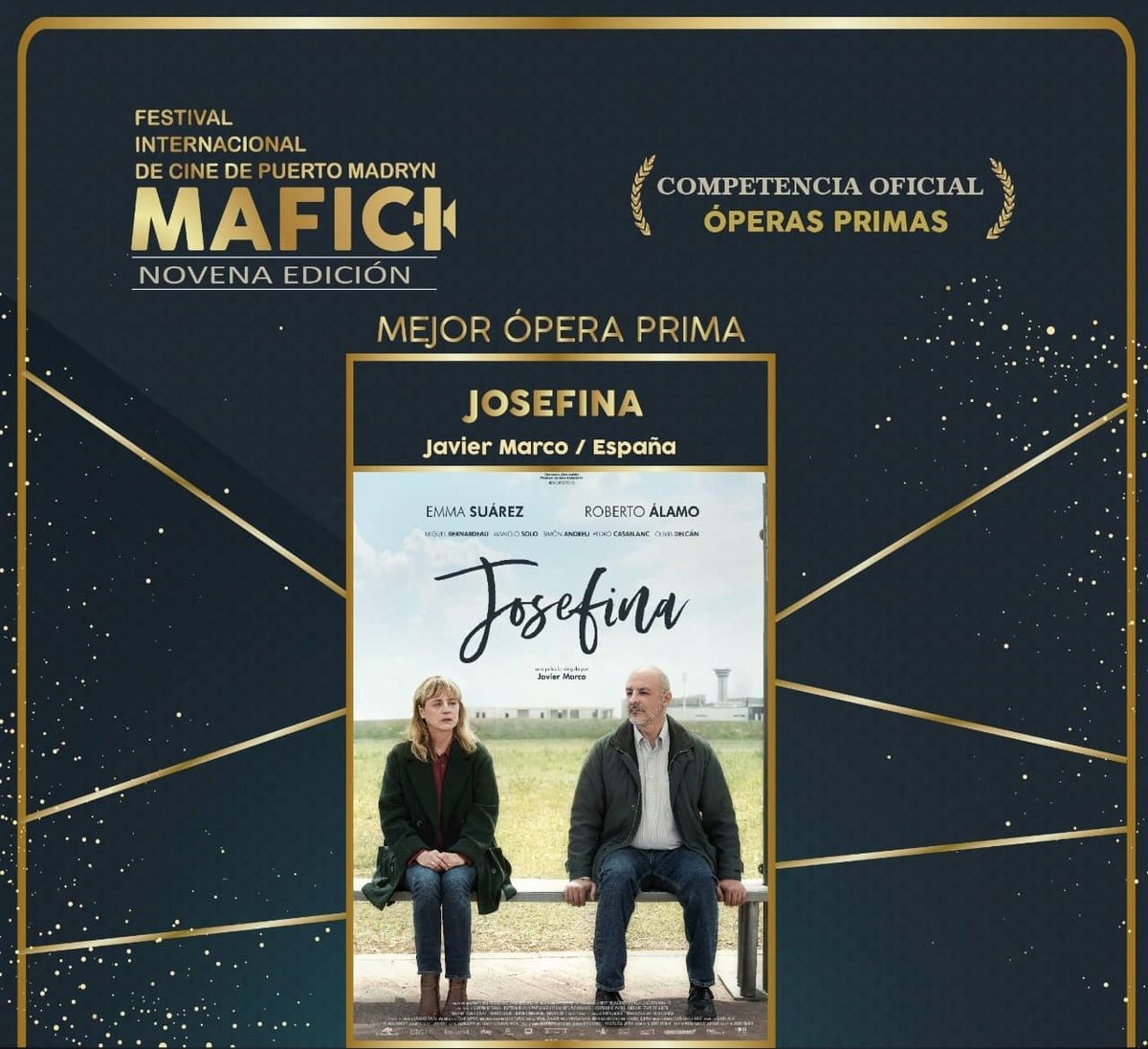 JosefinaLaPelícula (@filmjosefina) on Twitter photo #JosefinaLaPelícula 💌, de <a href="/javier_marco/">Javier Marco</a>, se alza con el Premio🏆 #MAFICI2022 a la 🎥 Mejor Ópera Prima 🙌.
<a href="/Mafici/">MAFICI Festival</a>👉 "Por la madurez de su lenguaje, el tono y sensibilidad de los personajes que retratan la intimidad y personalidad de cada uno de ellos"✨.
¡Gracias, Argentina! #JosefinaLaPelícula 💌, de <a href="/javier_marco/">Javier Marco</a>, se alza con el Premio🏆 #MAFICI2022 a la 🎥 Mejor Ópera Prima 🙌.
<a href="/Mafici/">MAFICI Festival</a>👉 "Por la madurez de su lenguaje, el tono y sensibilidad de los personajes que retratan la intimidad y personalidad de cada uno de ellos"✨.
¡Gracias, Argentina!