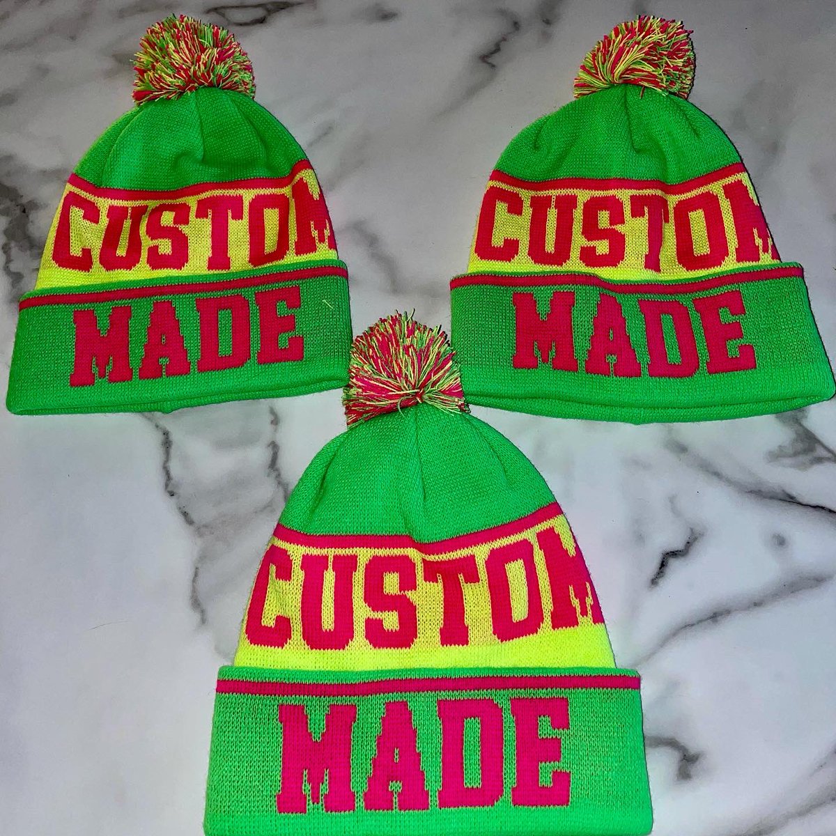 A chance to win 100 customised bobble hats!