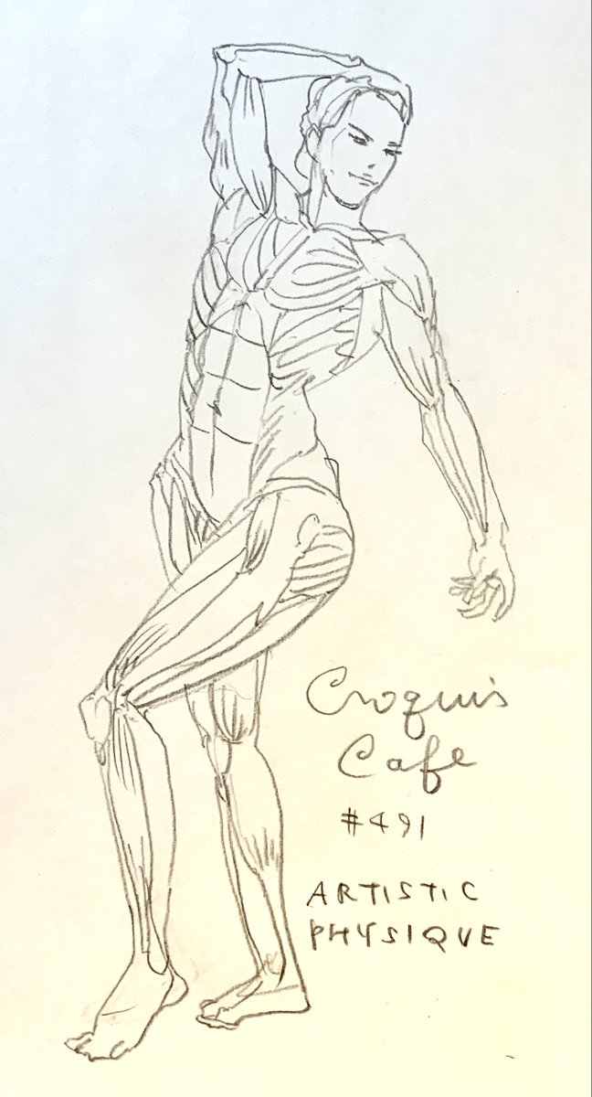 #croquiscafe 
491
Artistic Physique
筋肉といえばこの方だった。 