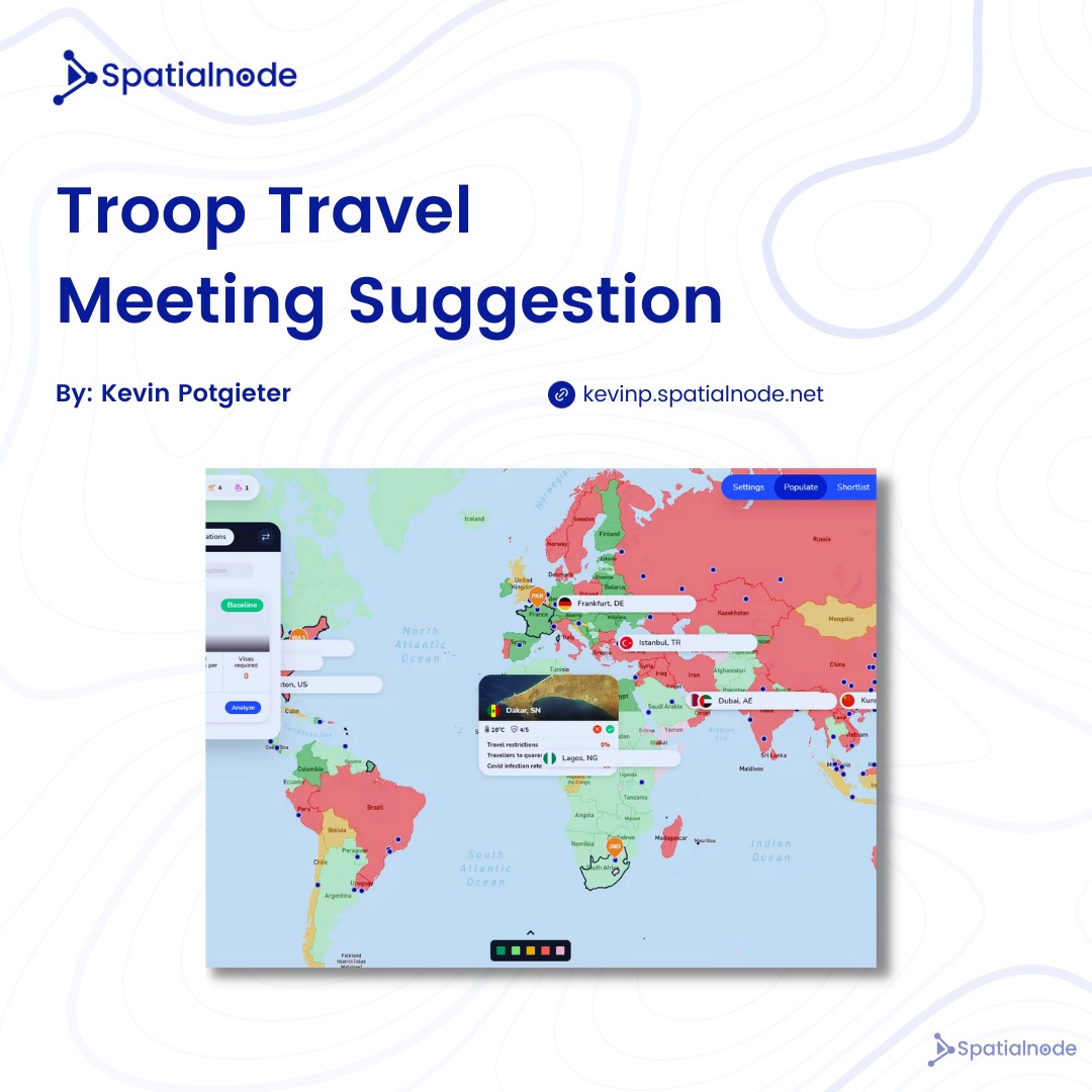spatialnodehq's tweet image. Organizing Social events is now made easy using a web app. Check out this web map by Kelvin Potgieter, depicting meeting points and safety suggestions for travel troops.

Check here for a detailed description:  spatialnode.net/project-detail…

#gis #webmap #gisdevelopment